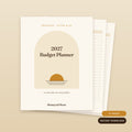 2027 budget planner printable, cover and pages