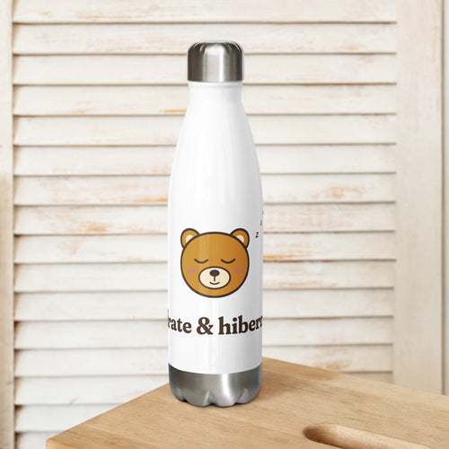 Hydrate and Hibernate insulated water bottle
